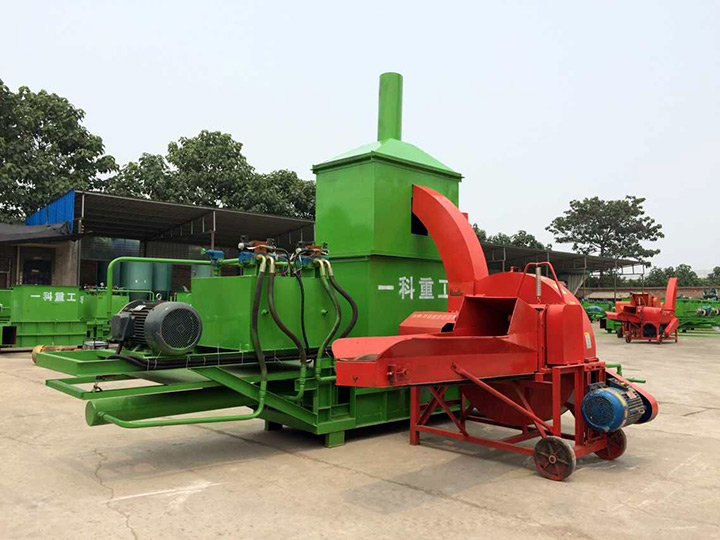 鍘草機秸稈打包機展示